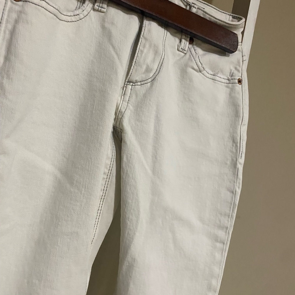 Lucky Brand Women's Cream Sasha Straight Leg Jeans-00/24 - Picture 2 of 10